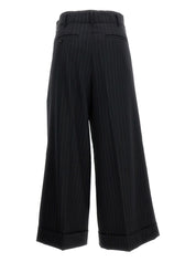 Comme Des Garcons Black Wool Trousers