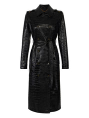 Elisabetta Franchi Black Coat for Women