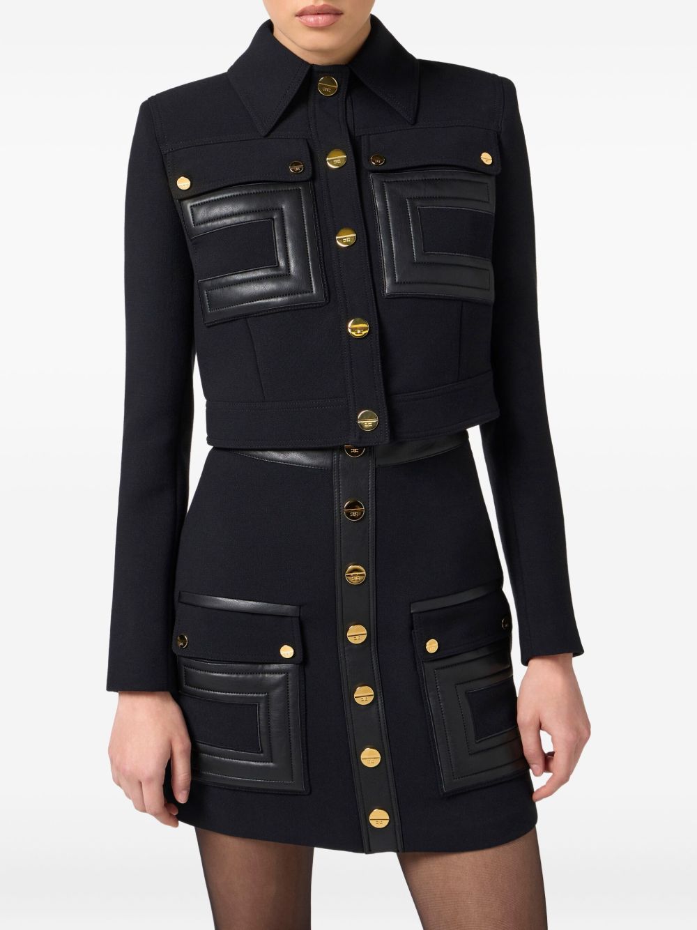 Elisabetta Franchi Black Women's Jacket