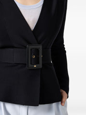 Elisabetta Franchi Black Wool Sweater