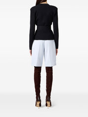Elisabetta Franchi Black Wool Sweater