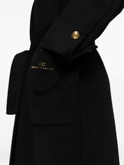 Elisabetta Franchi Black Coat for Women