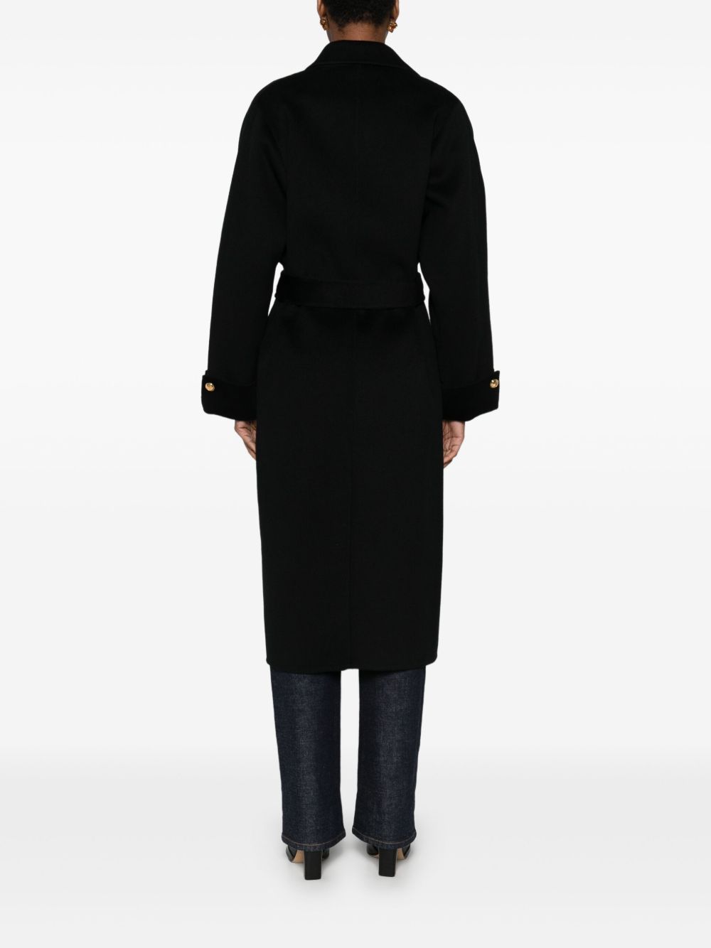 Elisabetta Franchi Black Coat for Women
