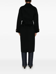 Elisabetta Franchi Black Coat for Women