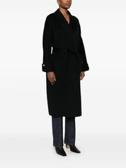 Elisabetta Franchi Black Coat for Women