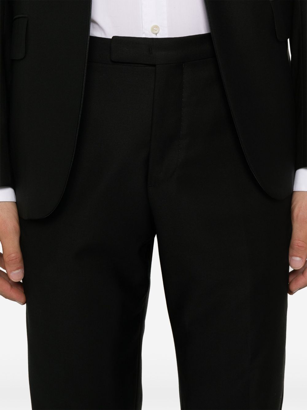Boglioli Black Wool Suit