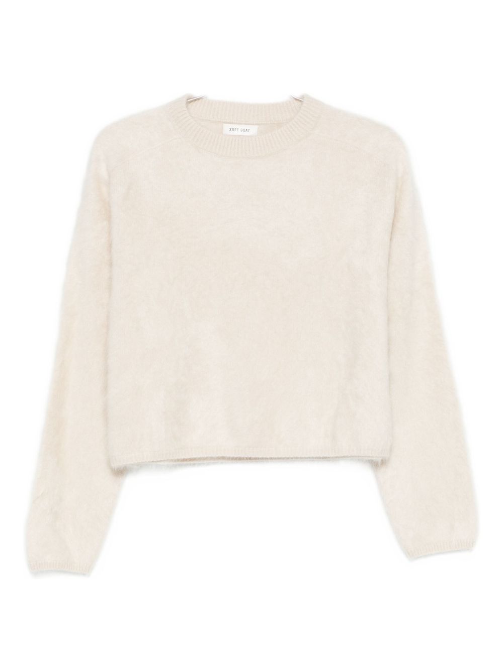 Soft Goat White Cashmere Sweater
