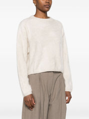 Soft Goat White Cashmere Sweater