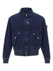 Stone Island Blue Men's Jacket