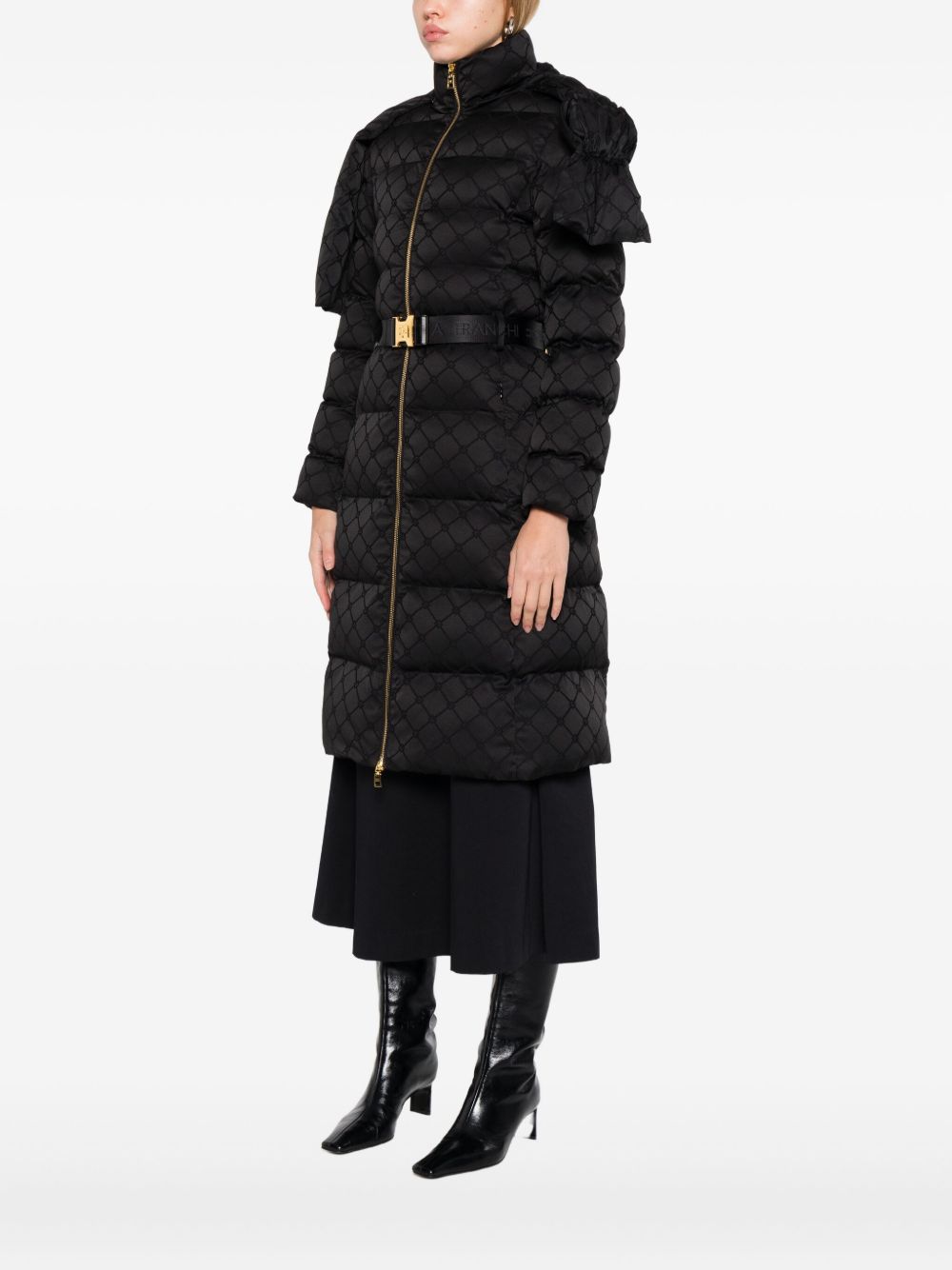 Elisabetta Franchi Black Coat for Women