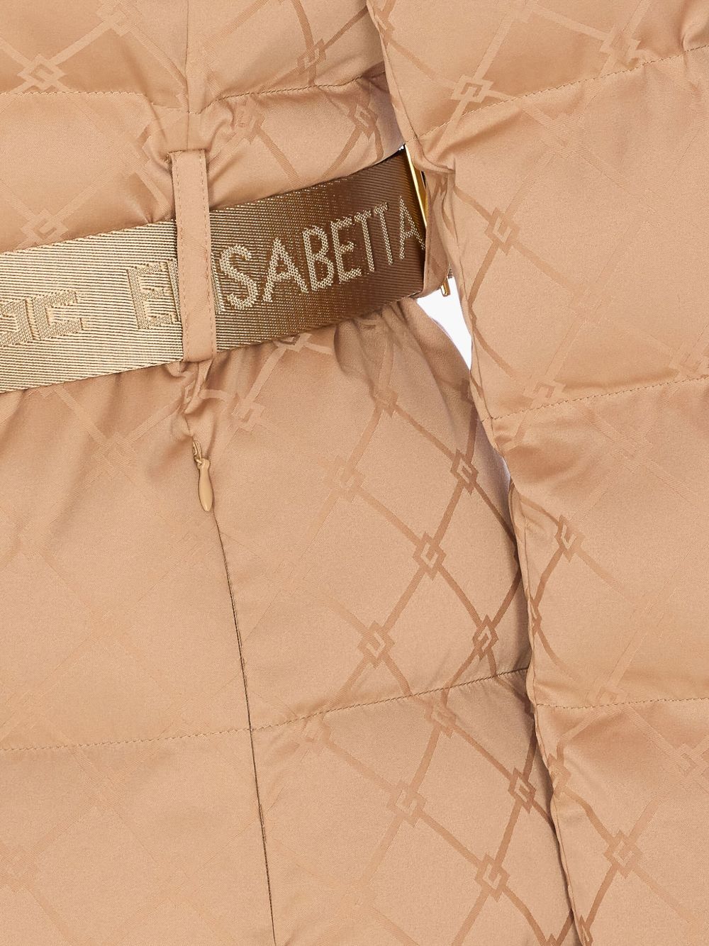 Elisabetta Franchi Beige Wool Coat