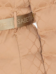 Elisabetta Franchi Beige Wool Coat
