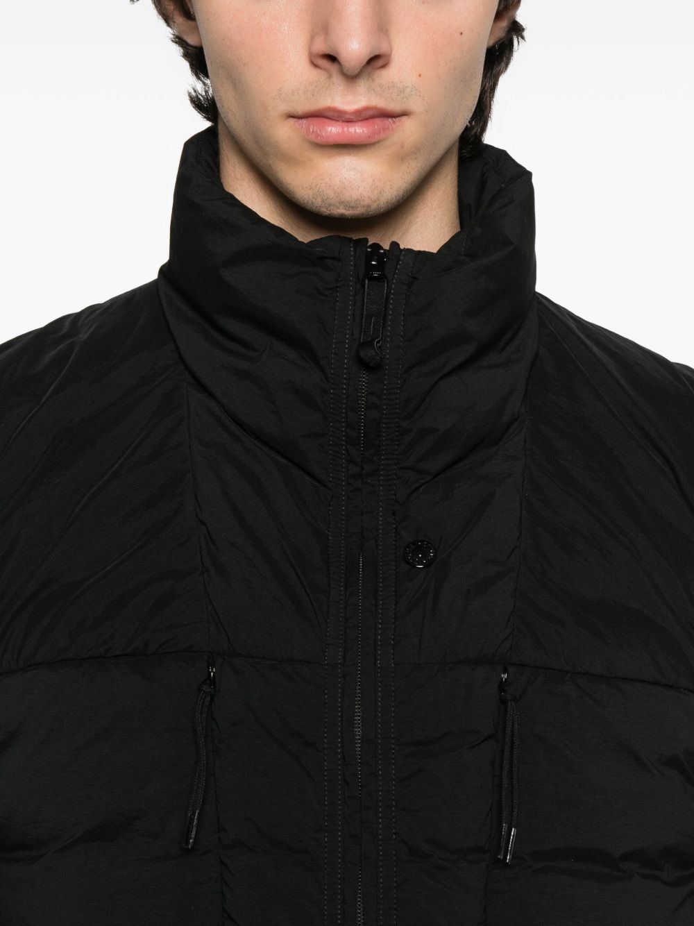 Stone Island Black Down Vest