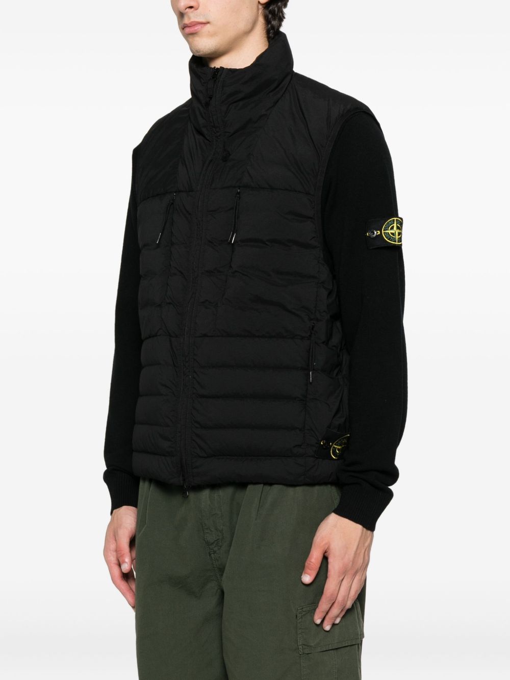 Stone Island Black Down Vest