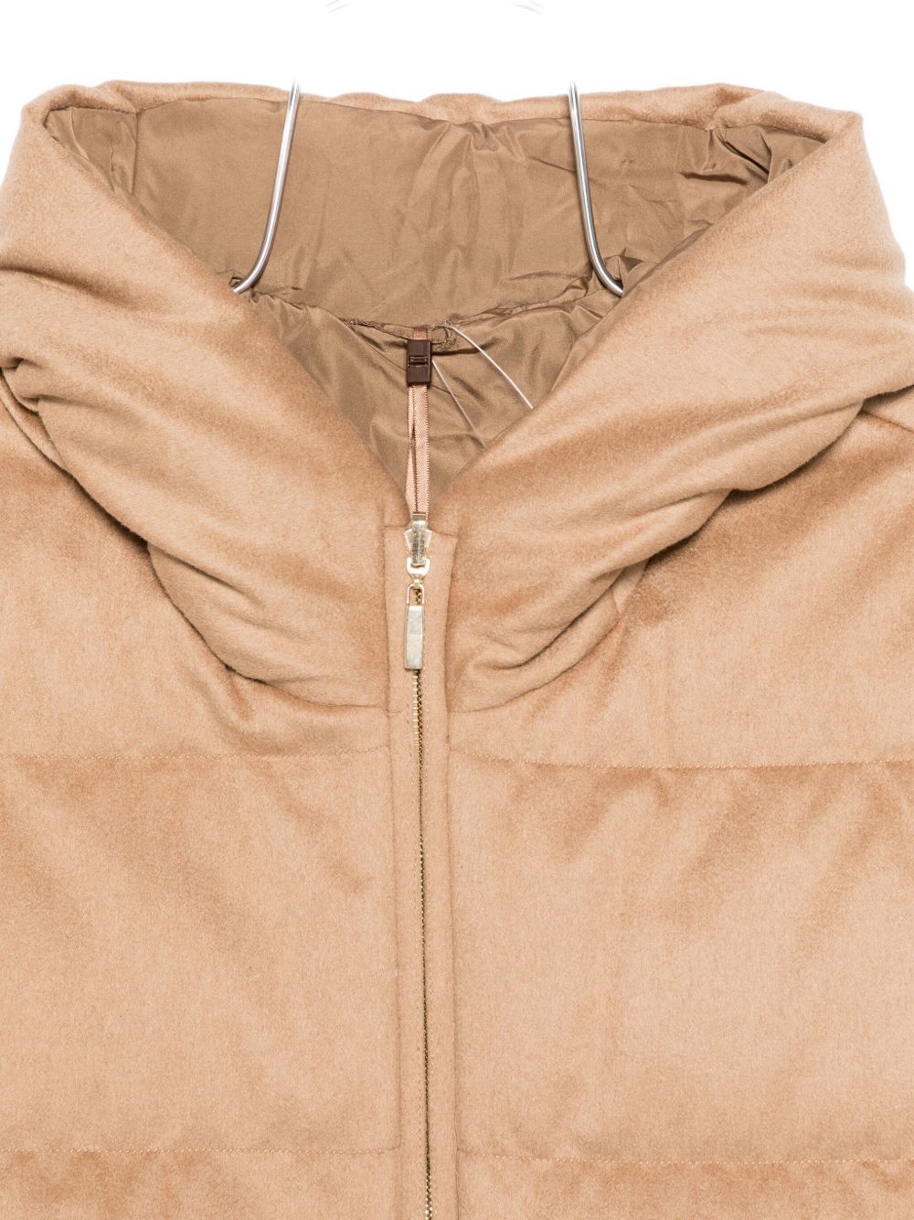 Max Mara The Cube Camel Wool Coat