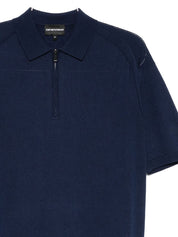 Emporio Armani Blue T‑Shirt and Polo Set