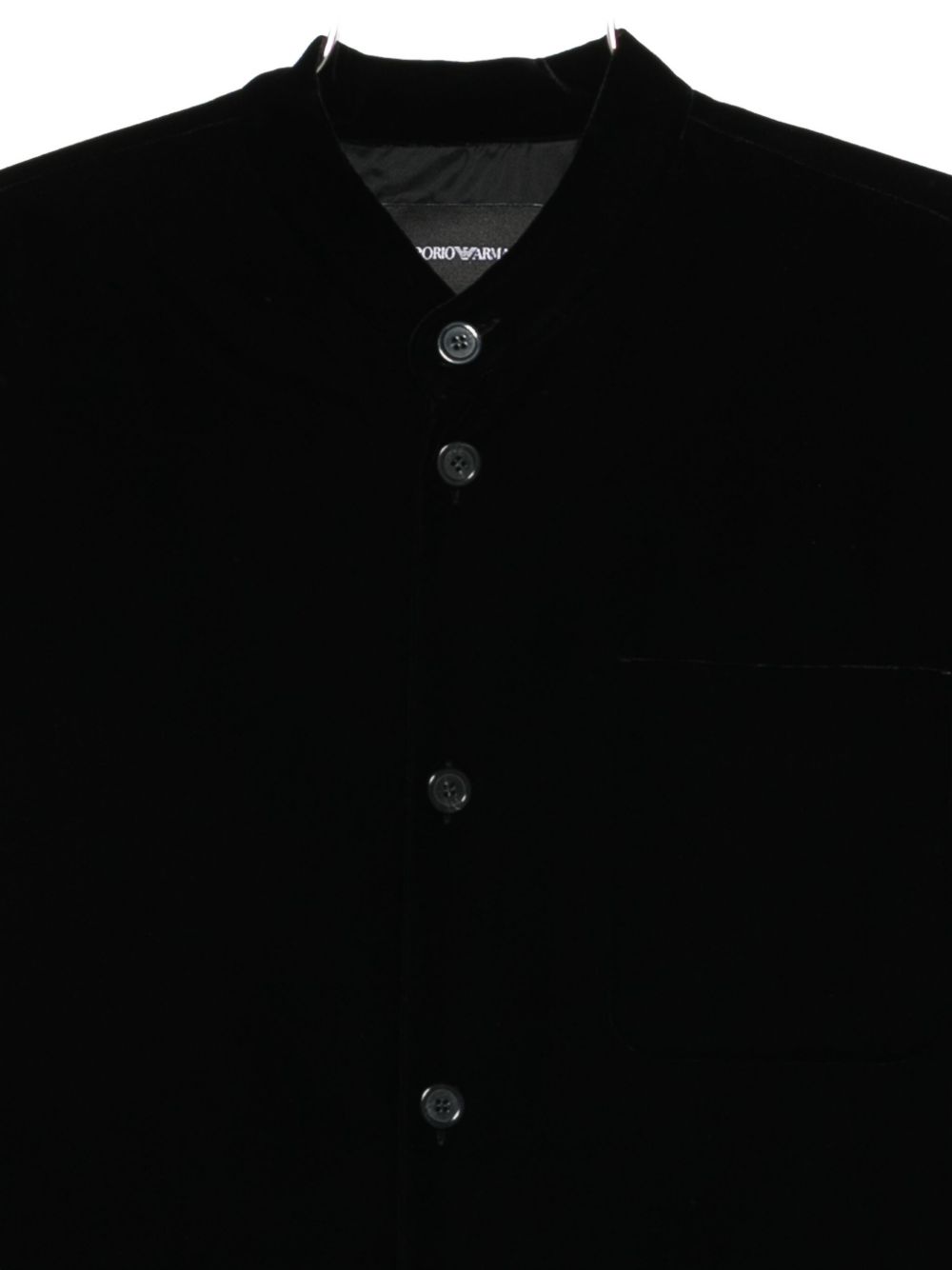 Emporio Armani Capsule Black Shirt — Timeless Elegance