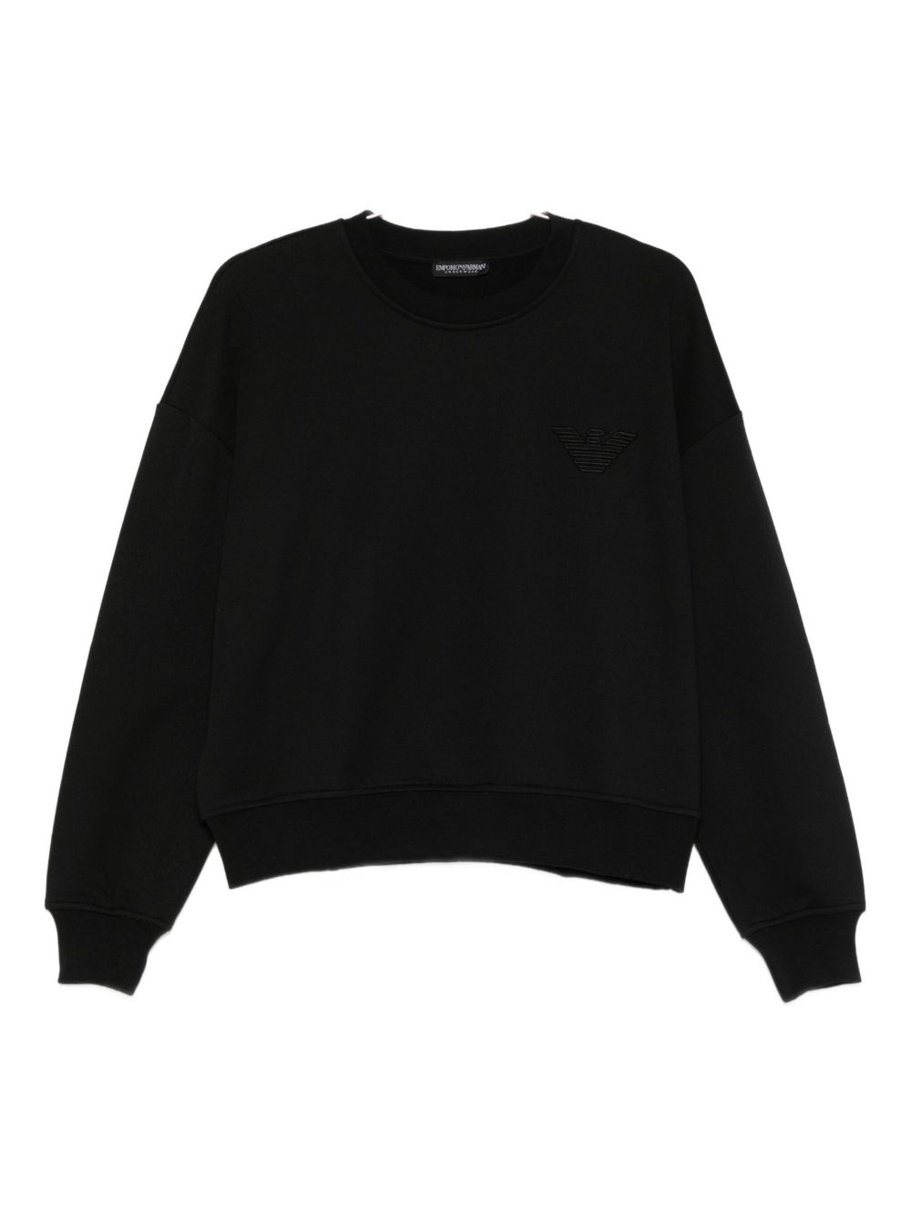 Emporio Armani Black Wool Sweater
