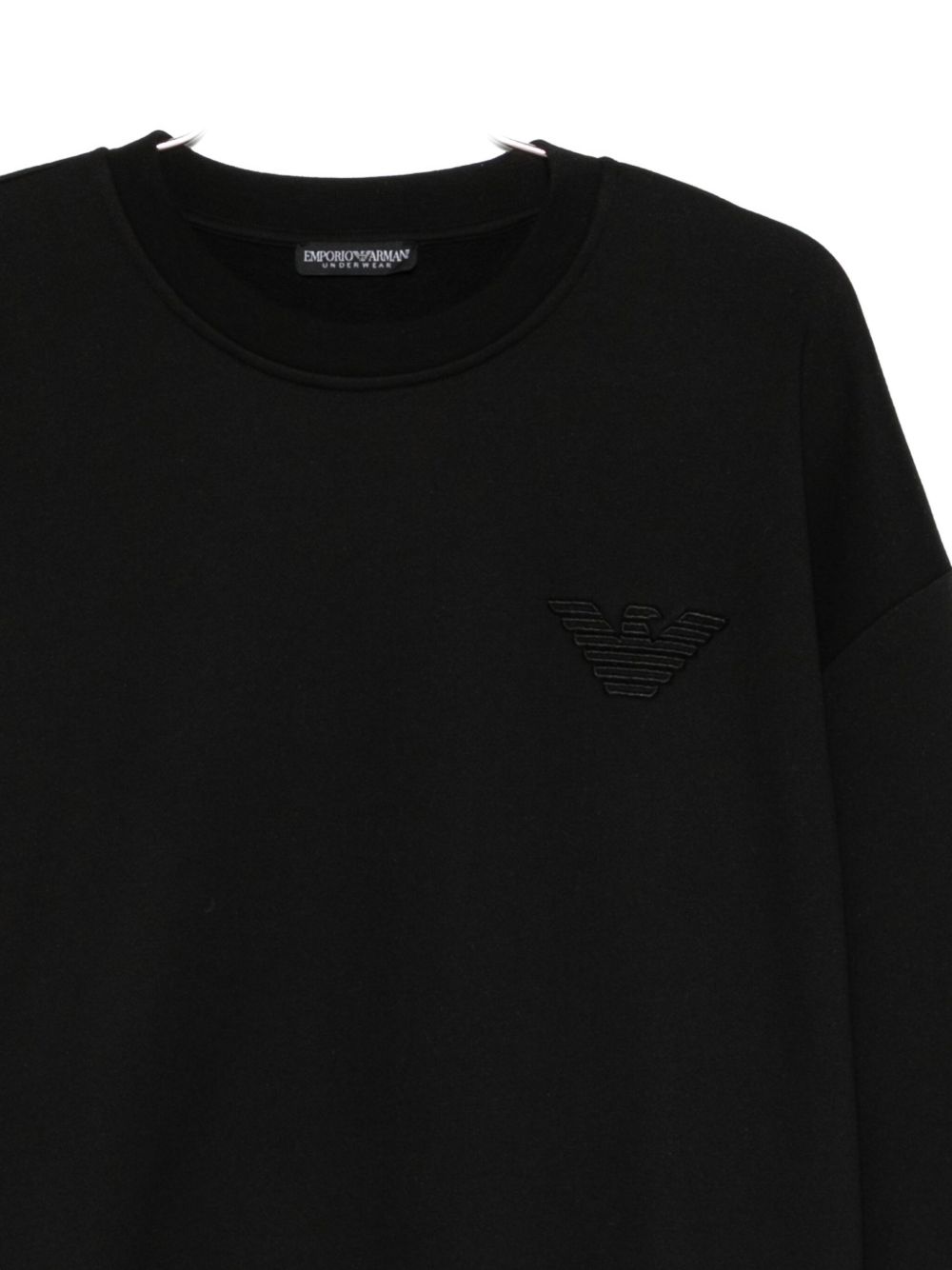 Emporio Armani Black Wool Sweater