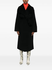 Soft Goat Black Coat for Women