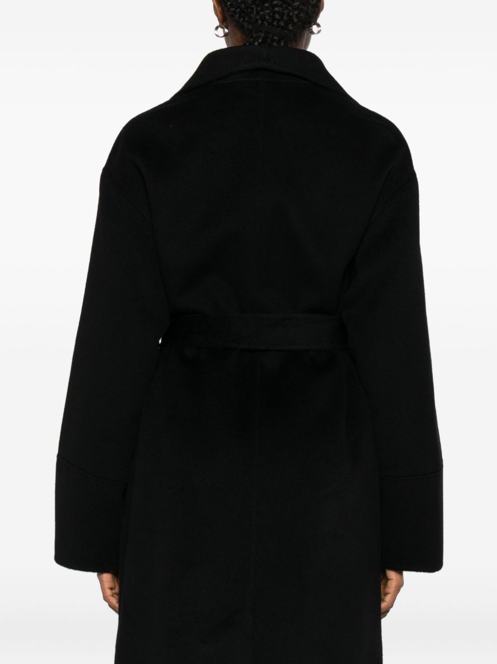 Soft Goat Black Coat for Women