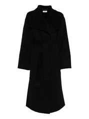 Soft Goat Black Coat for Women