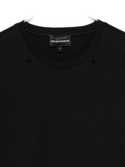 Emporio Armani Black T‑Shirt and Polo Topwear