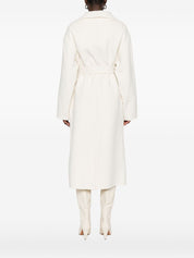 Soft Goat Women's White Cashmere Coat