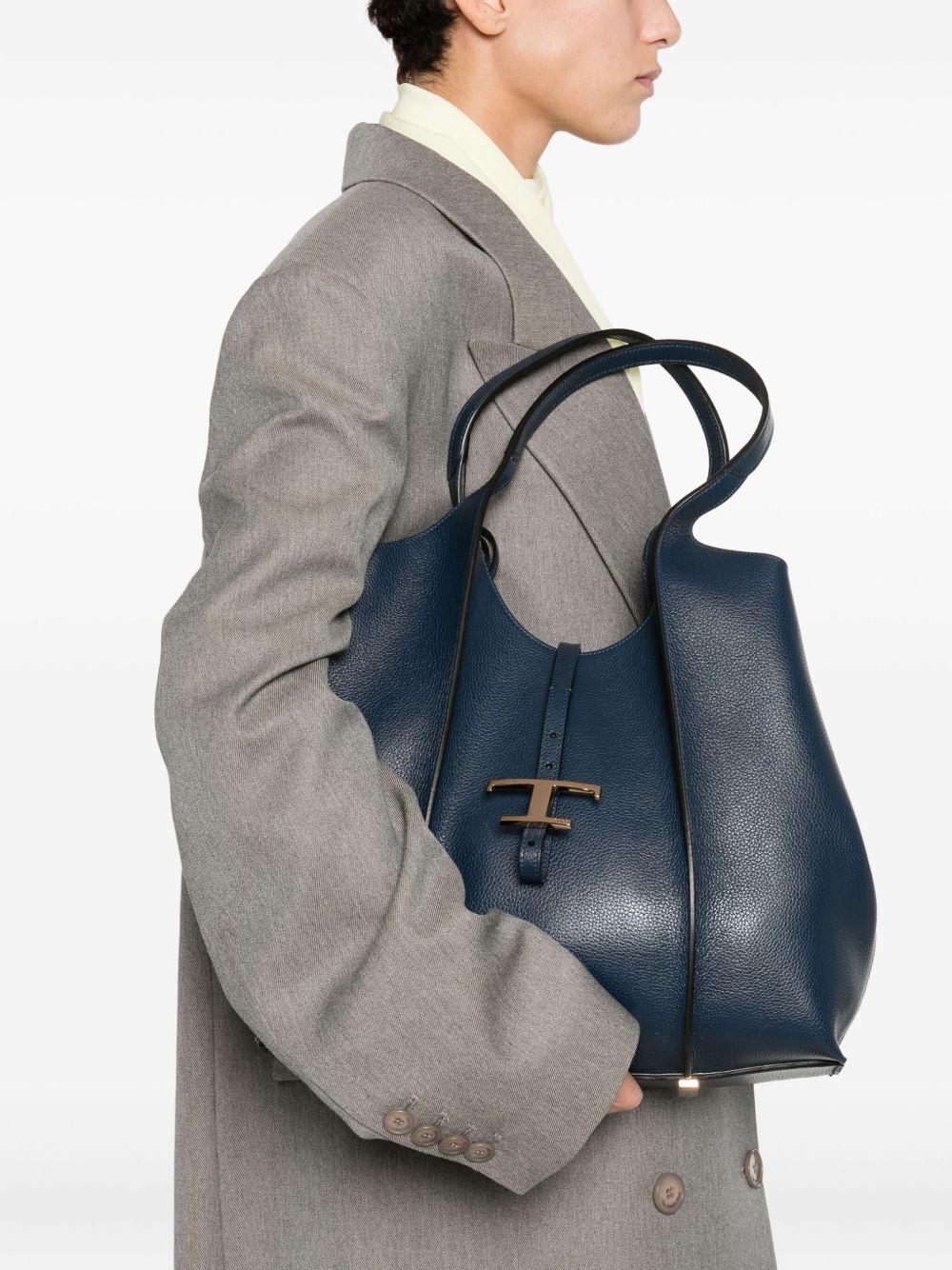 Tod's Blue Shopper Bag