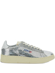 Autry X BLOOM Sneakers — Silver Low Top Women’s