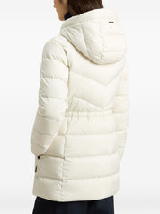 Woolrich White Wool Coat for Women