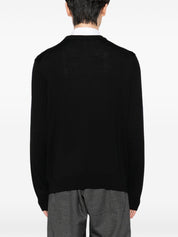 Maison Kitsuné Bold fox head patch sweater
