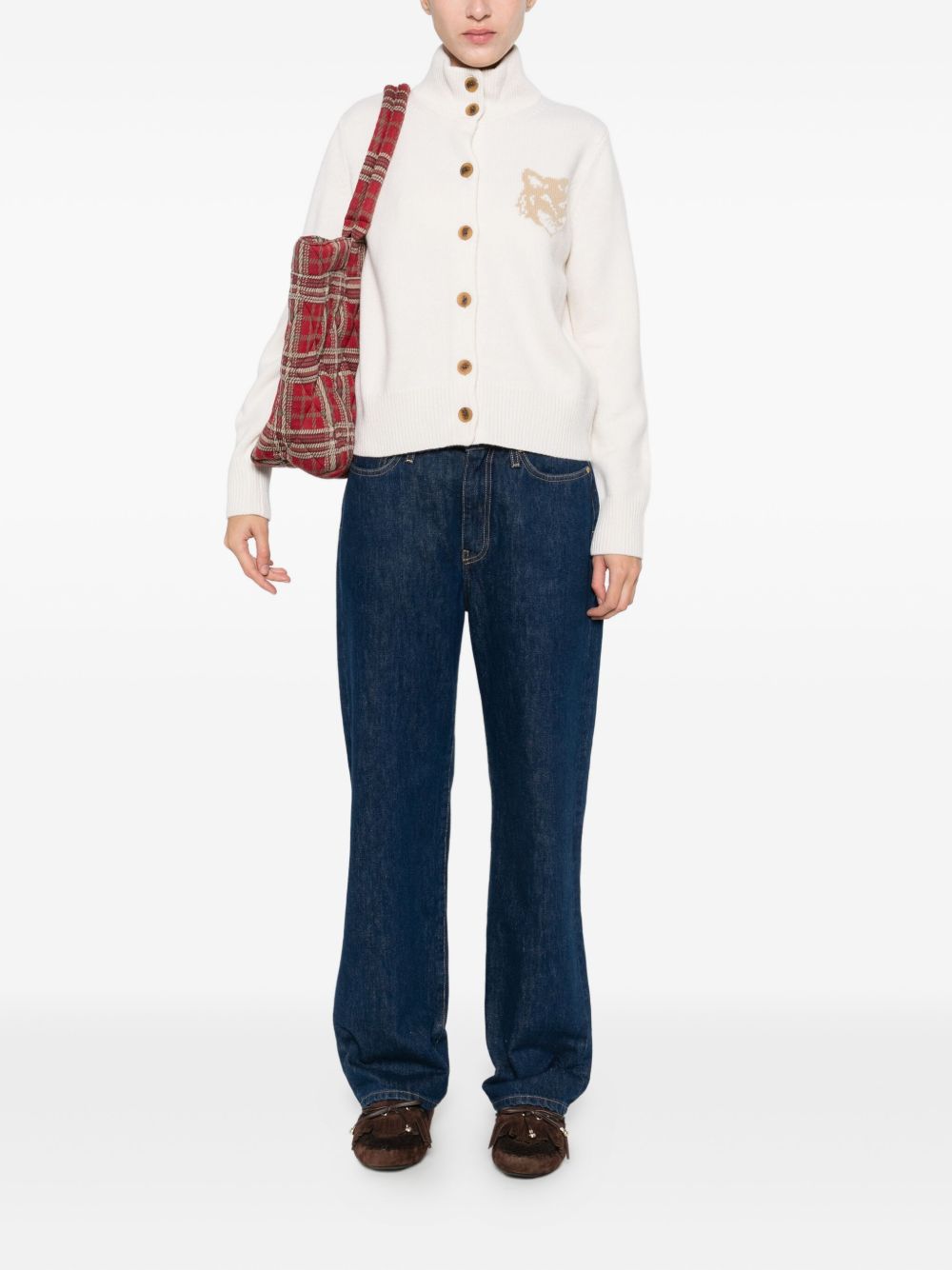 Maison Kitsuné Beige Sweater