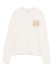 Maison Kitsuné Beige Sweater
