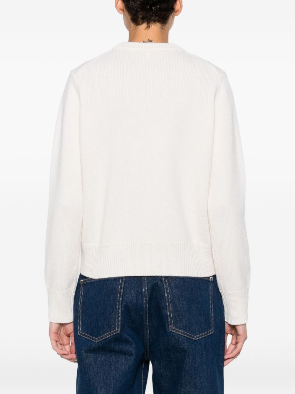 Maison Kitsuné Beige Sweater