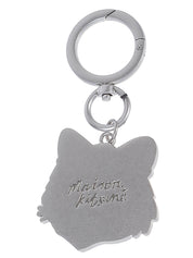 Maison Kitsuné Silver Keychain