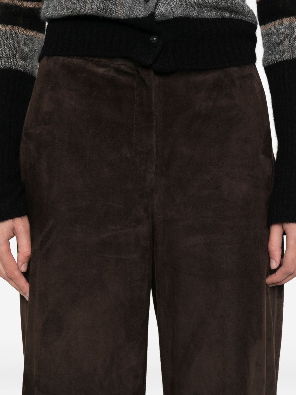 Via Masini 80 Brown Trousers