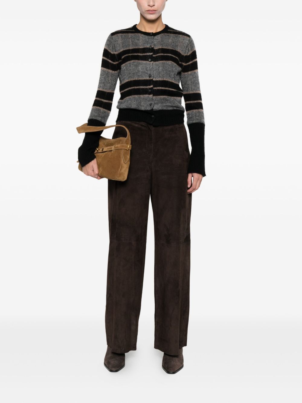 Via Masini 80 Brown Trousers