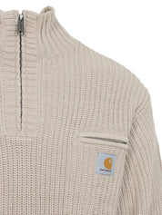 Carhartt WIP Main White Sweater