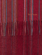 Paul Smith Red Wool Scarf