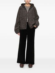 Apuntob Black Wool Trousers
