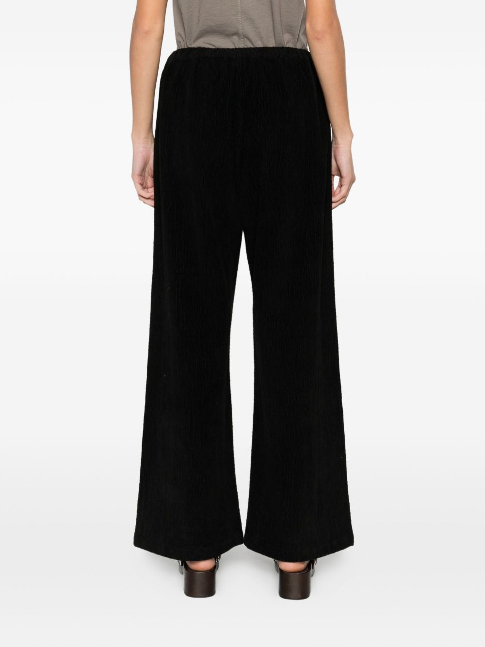 Apuntob Black Wool Trousers
