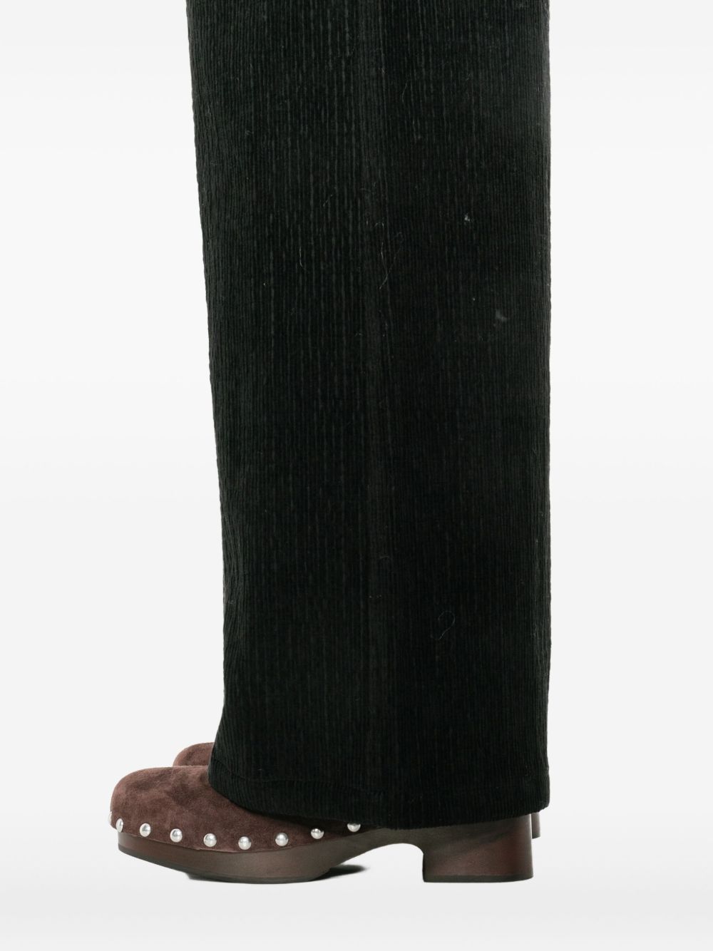 Apuntob Black Wool Trousers