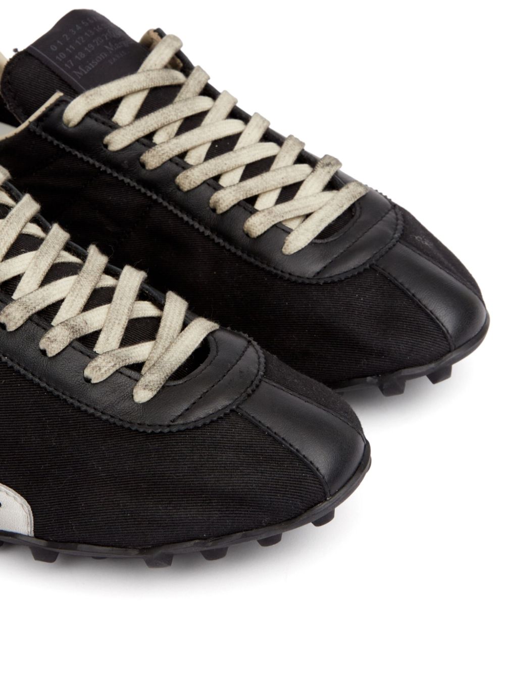 Maison Margiela Black Leather Sneakers
