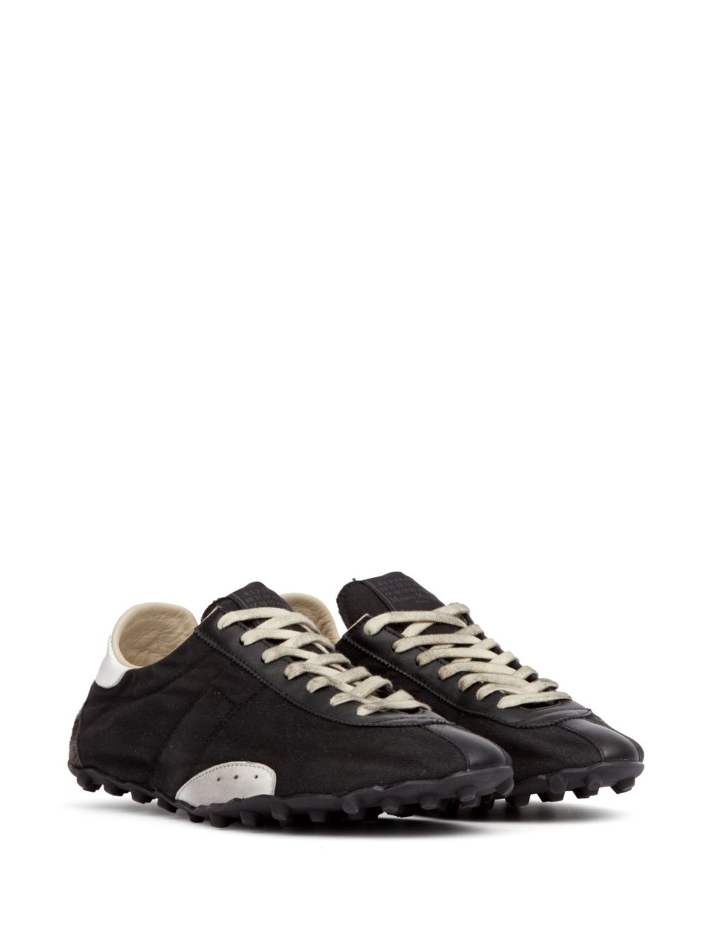 Maison Margiela Black Leather Sneakers