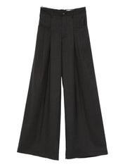 White Sand Blue Trousers for Women