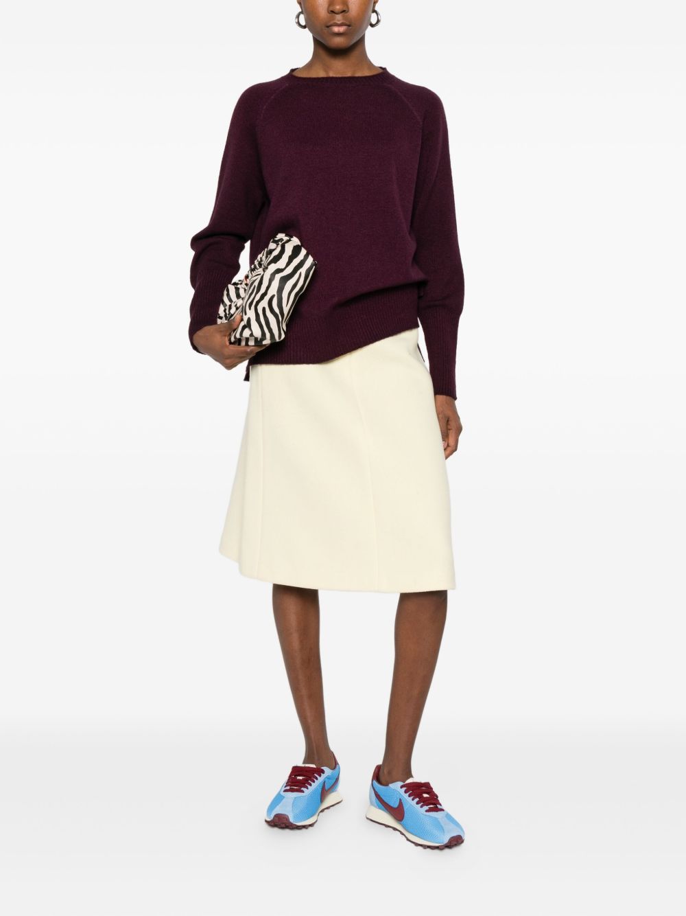 Base Purple Sweater for Women