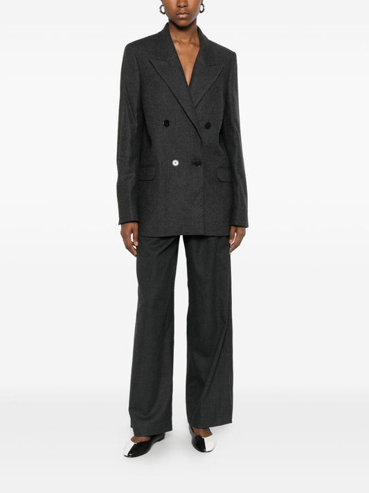 Dunst Grey Trousers — Effortless Elegance for Women