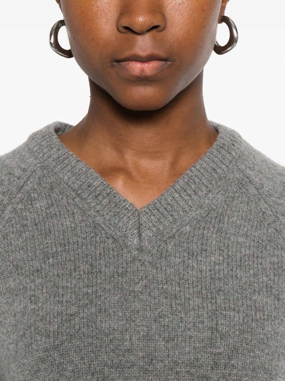 Dunst Grey Sweater for Women