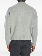 Ami Paris Grey T‑Shirt and Polo Top